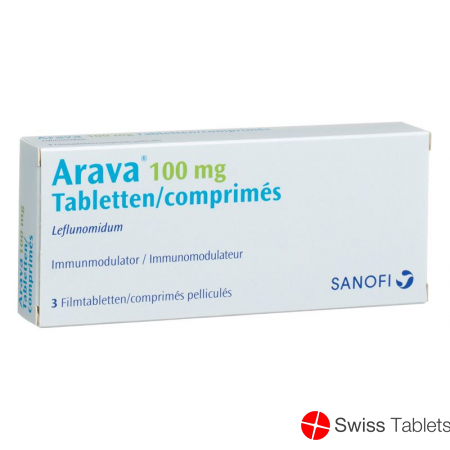 Arava Filmtabletten 100mg 3 Stück buy online