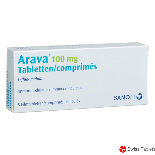Arava Filmtabletten 100mg 3 Stück buy online