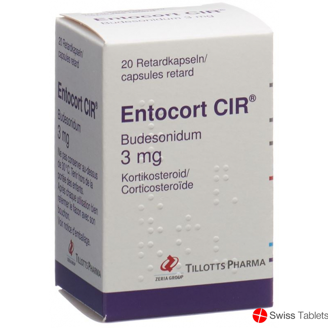 Entocort CIR Retard Kapseln 3mg 20 Stück buy online