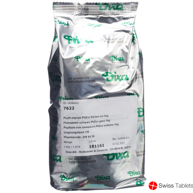 Dixa Psyllii Nigrum Semen Pheur Dep 1kg buy online