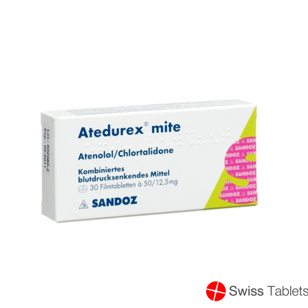 Atedurex Mite Filmtabletten 50/12.5 30 Stück buy online