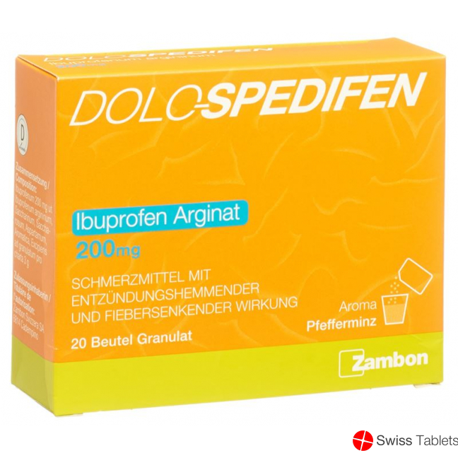 Dolo Spedifen 200mg 20 Granulate buy online