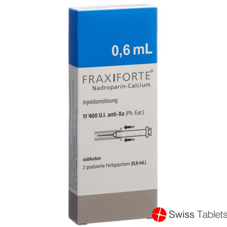 Fraxiforte 0.6ml Injektionslösung 2 Fertigspritzen 0.6ml buy online Fraxiforte 0.6ml Injektionslösung 2 Fertigspritzen 0.6ml buy online