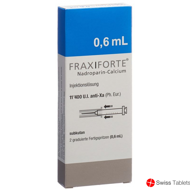 Fraxiforte 0.6ml Injektionslösung 2 Fertigspritzen 0.6ml buy online Fraxiforte 0.6ml Injektionslösung 2 Fertigspritzen 0.6ml buy online