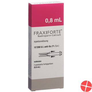 Fraxiforte 0.8ml Injektionslösung 2 Fertigspritzen 0.8ml