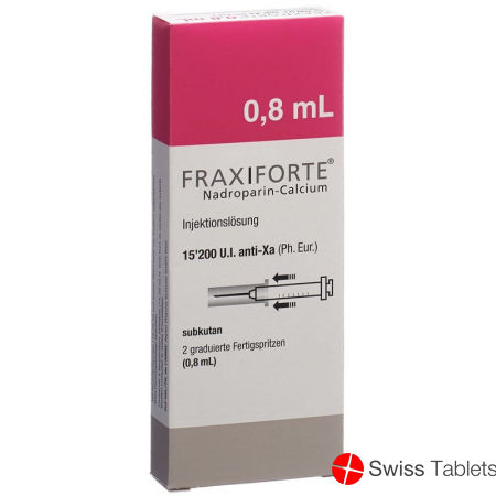 Fraxiforte 0.8ml Injektionslösung 2 Fertigspritzen 0.8ml buy online Fraxiforte 0.8ml Injektionslösung 2 Fertigspritzen 0.8ml buy online