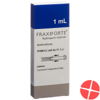 Fraxiforte 1ml Injektionslösung 2 Fertigspritzen 1ml
