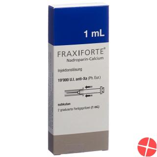 Fraxiforte 1ml Injektionslösung 2 Fertigspritzen 1ml