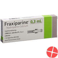 Fraxiparine 0.3ml Injektionslösung 2 Fertigspritzen 0.3ml