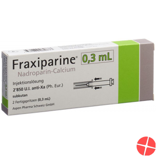 Fraxiparine 0.3ml Injektionslösung 2 Fertigspritzen 0.3ml