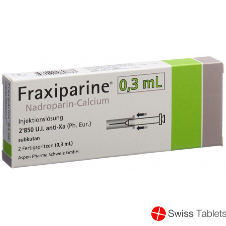 Fraxiparine 0.3ml Injektionslösung 2 Fertigspritzen 0.3ml buy online Fraxiparine 0.3ml Injektionslösung 2 Fertigspritzen 0.3ml buy online