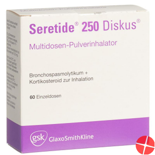 Seretide 250 Diskus Inh Pulver 60 Dos