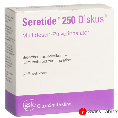 Seretide 250 Diskus Inh Pulver 60 Dos buy online