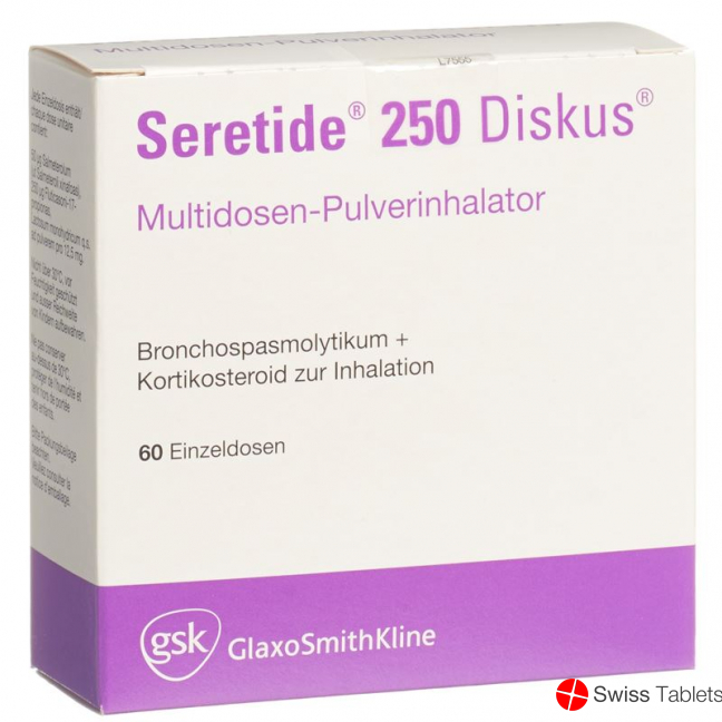 Seretide 250 Diskus Inh Pulver 60 Dos buy online