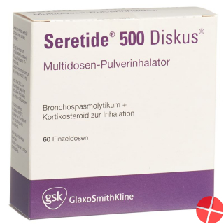 Seretide 500 Diskus Inh Pulver 60 Dos