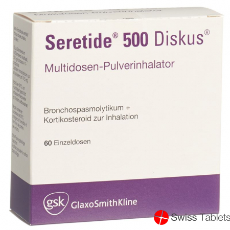Seretide 500 Diskus Inh Pulver 60 Dos buy online