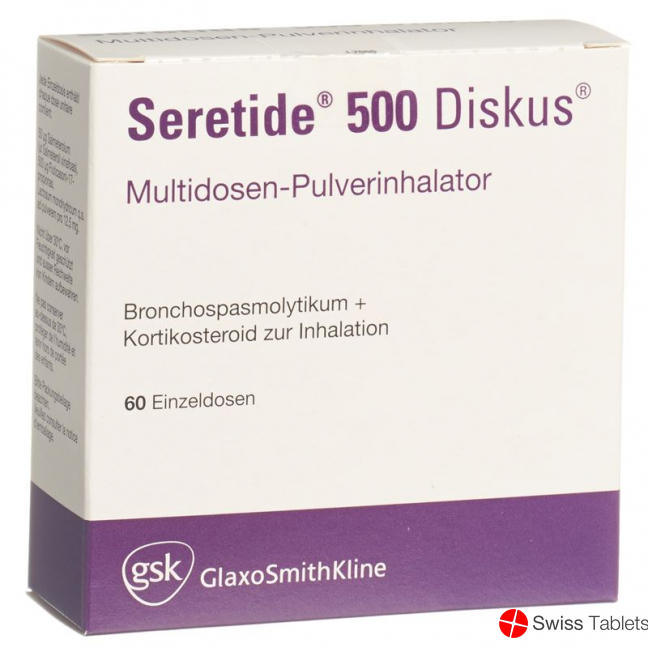 Seretide 500 Diskus Inh Pulver 60 Dos buy online