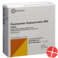 Fluoresceine Oxybupro 0.4% 20 Monodosis 0.4ml Fluoresceine Oxybupro 0.4% 20 Monodosis 0.4ml