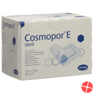 Cosmopor E Wundverband 7.2cmx5cm Steril 50 Stück
