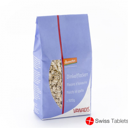 Vanadis Dinkelflocken Demeter Beutel 500g buy online