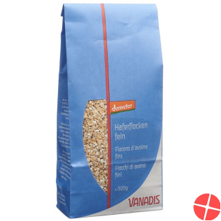 Vanadis Haferflocken Fein Demeter Beutel 500g