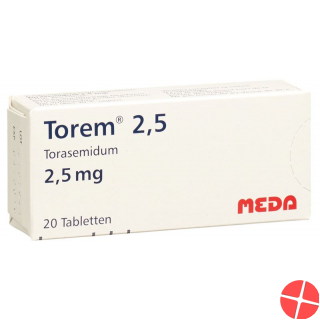 Torem Tabletten 2.5mg 20 Stück