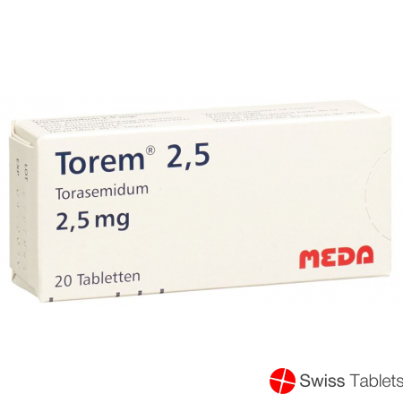 Torem Tabletten 2.5mg 20 Stück buy online