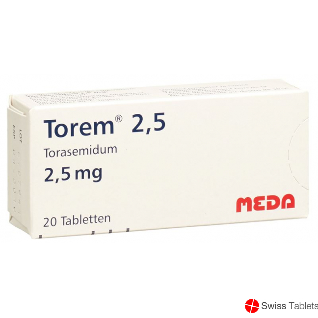 Torem Tabletten 2.5mg 20 Stück buy online