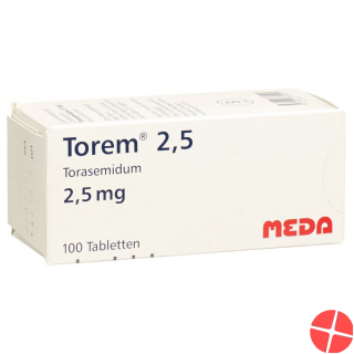 Torem 2.5 Tabletten 2.5mg 100 Stück