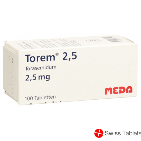 Torem 2.5 Tabletten 2.5mg 100 Stück buy online