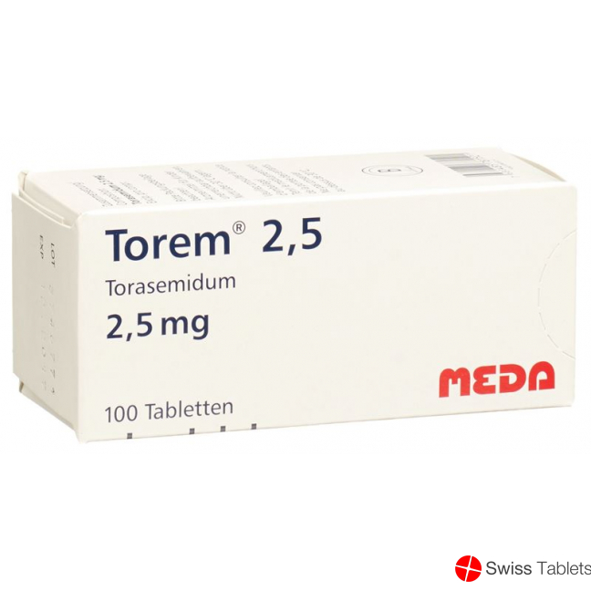 Torem 2.5 Tabletten 2.5mg 100 Stück buy online