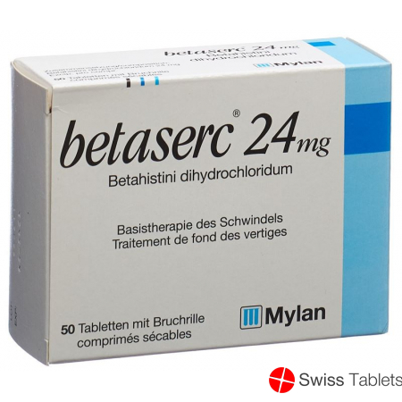 Betaserc 24mg 50 Tabletten buy online