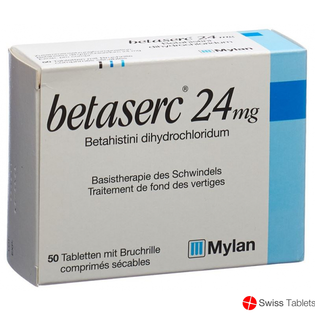 Betaserc 24mg 50 Tabletten buy online