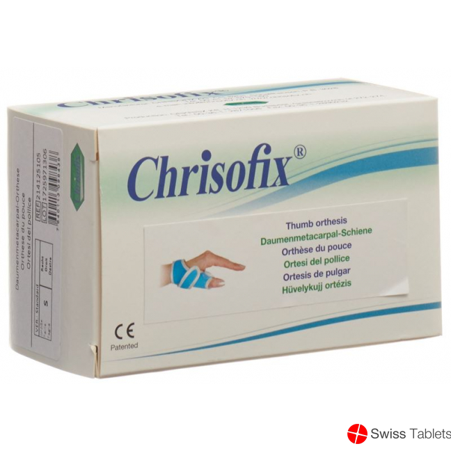 Chrisofix Thumb Metacarpal Splint S Right buy online