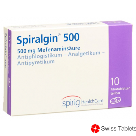 Spiralgin Filmtabletten 500mg 10 Stück buy online