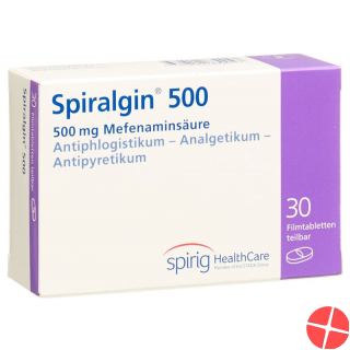 Spiralgin Filmtabletten 500mg 30 Stück