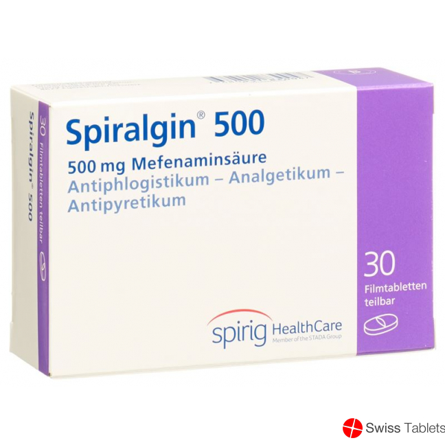 Spiralgin Filmtabletten 500mg 30 Stück buy online