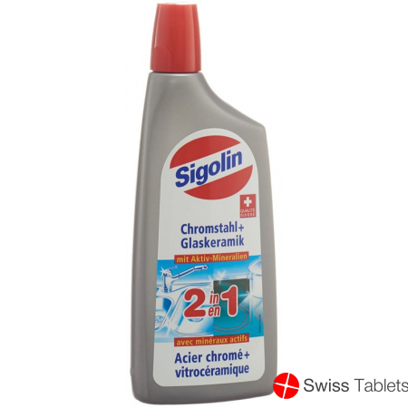 Sigolin 2 in 1 Chromstahl + Glaskeramik 250ml buy online