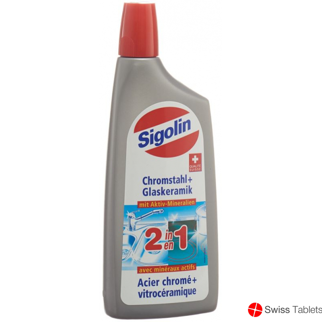 Sigolin 2 in 1 Chromstahl + Glaskeramik 250ml buy online