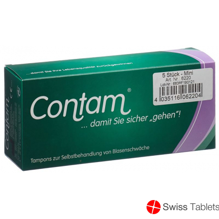 Contam Vaginaltampon 22mm Mini 5 Stück buy online