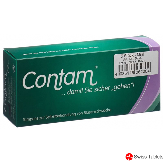 Contam Vaginaltampon 22mm Mini 5 Stück buy online