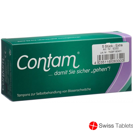Contam Vaginaltampon 33mm Extra 5 Stück buy online
