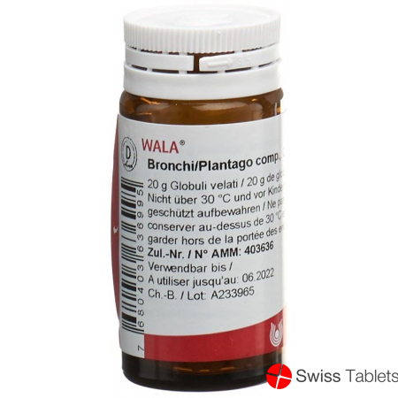 Wala Bronchi/plantago Comp Globuli 20g buy online