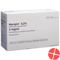 Naropin Injektionslösung 0.2% 5 Polybag 100ml