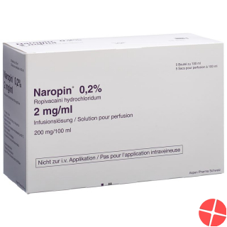 Naropin Injektionslösung 0.2% 5 Polybag 100ml
