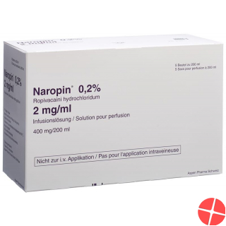Naropin Injektionslösung 0.2% 5 Polybag 200ml