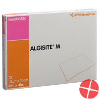 Algisite M Alginat Kompressen 10x10cm 10 Stück Algisite M Alginat Kompressen 10x10cm 10 Stück