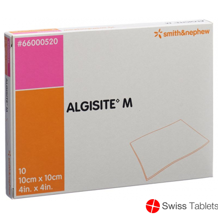 Algisite M Alginat Kompressen 10x10cm 10 Stück buy online