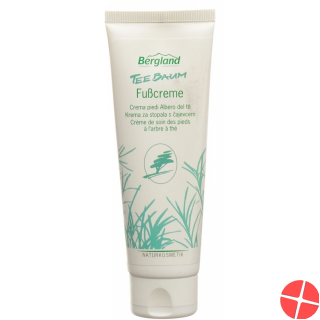 Bergland 100 ml tea tree foot cream tube