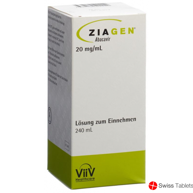 Ziagen Lösung 20mg/ml 240ml buy online